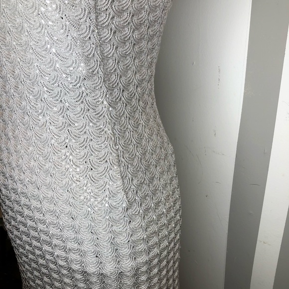 Vintage Silver cocktail dress by Scot McClintock - Picture 5 of 12